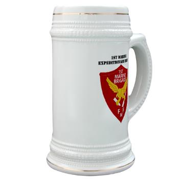 1MEB - M01 - 03 - 1st Marine Expeditionary Brigade with Text - Stein